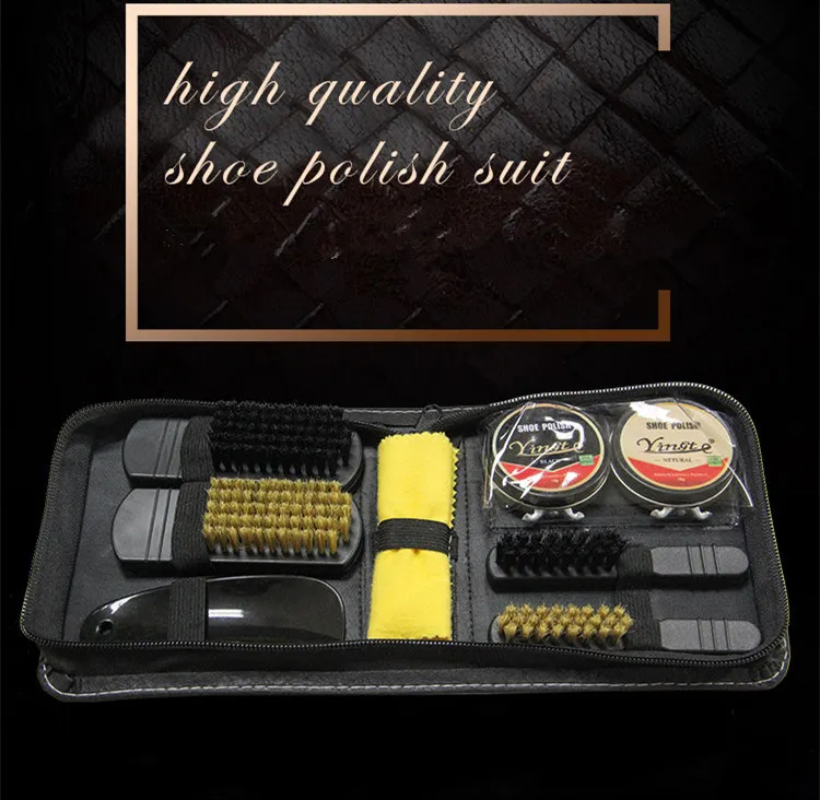 Portable Black & Neutral Polish Brush Set Professional Shoe Care Tool Practical Shoes Shining Polish Boots Cleaning Kit Brushes
Portable Black & Neutral Polish Brush Set Professional Shoe Care Tool Practical Shoes Shining Polish Boots Cleaning Kit Brushes