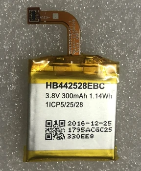 100% Original Battery for HUAWEI Watch 1 Watch1 Li Polymer Rechargeable Bateria Replacement HB442528EBC 1ICP5/25/28 3.8V 300mAh
100% Original Battery for HUAWEI Watch 1 Watch1 Li Polymer Rechargeable Bateria Replacement HB442528EBC 1ICP5/25/28 3.8V 300mAh
