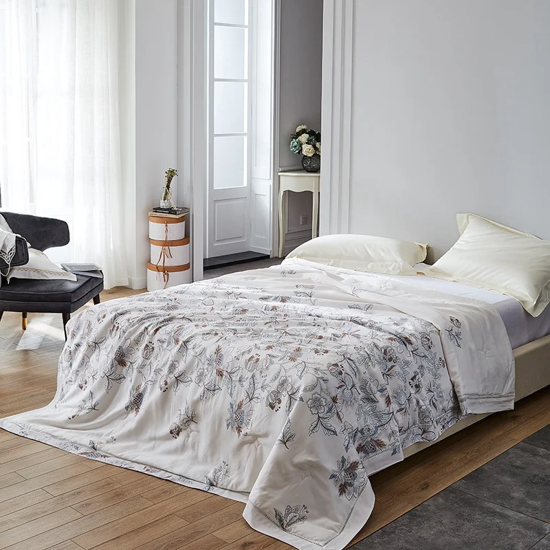 Bohemian Summer Quilt blanket Duvet white floral flower Bedclothes 100% Satin Cotton Outer Cover Soft silk feeling Smooth Throw
Bohemian Summer Quilt blanket Duvet white floral flower Bedclothes 100% Satin Cotton Outer Cover Soft silk feeling Smooth Throw