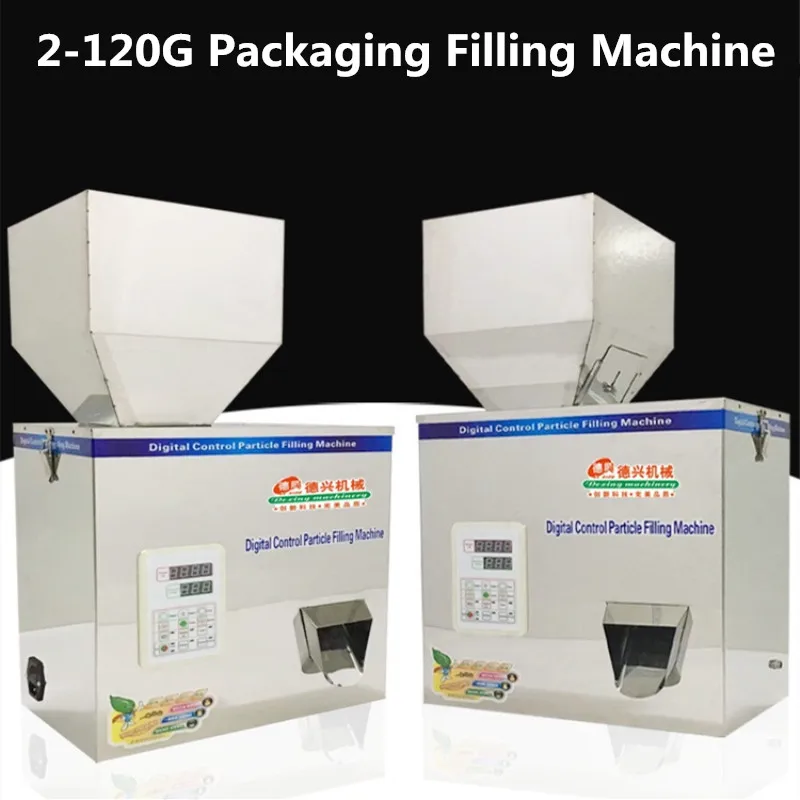 New 110V/220V 2-120G Powder and Granule Packing and Filling Machine Dispensing Machine Tea Candy Hardware Nut Filling Machine
New 110V/220V 2-120G Powder and Granule Packing and Filling Machine Dispensing Machine Tea Candy Hardware Nut Filling Machine