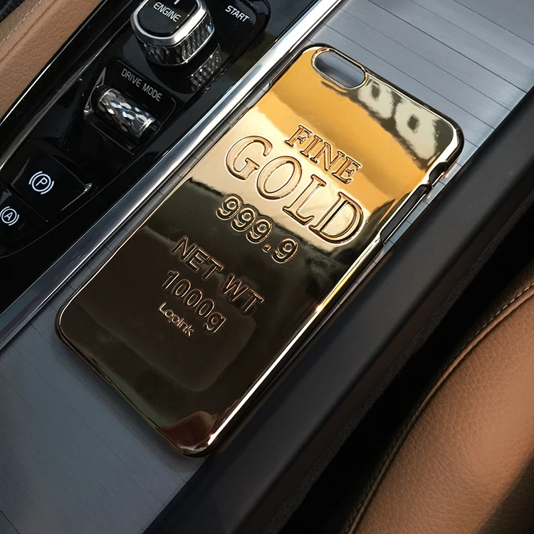 Luxury Shiny glitter bullion Gold bars 999 hard plastic cover case for iphone 6 6S plus S 6plus bling phone cases capa
Luxury Shiny glitter bullion Gold bars 999 hard plastic cover case for iphone 6 6S plus S 6plus bling phone cases capa