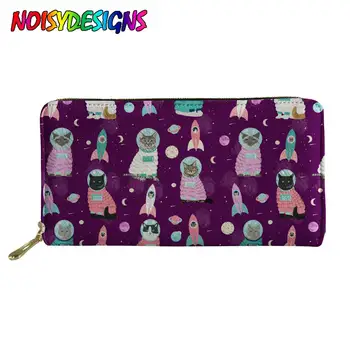 NOISYDESIGNS Woman Leather Wallet Cute Space Cats Print Phone Pocker Card Holder Pochette Party Female Clutch Bag New Arrival
NOISYDESIGNS Woman Leather Wallet Cute Space Cats Print Phone Pocker Card Holder Pochette Party Female Clutch Bag New Arrival