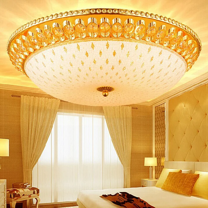 Modern Crystal Ceiling Lamps LED Golden Crystal Ceiling Lights Fixture Round Romantic Bed Living Room Home Indoor Lighting
Modern Crystal Ceiling Lamps LED Golden Crystal Ceiling Lights Fixture Round Romantic Bed Living Room Home Indoor Lighting