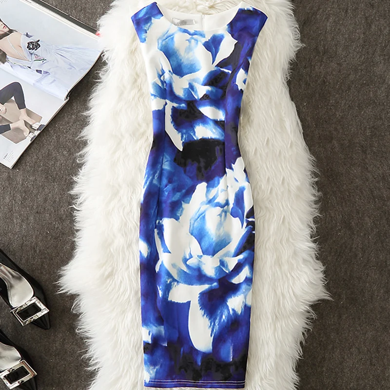 Women Summer Dress 2019 Plus Size 4XL Casual Sexy Party Dresses Vintage Floral Sleeveless Office Pencil Bodycon Dress Vestidos
Women Summer Dress 2019 Plus Size 4XL Casual Sexy Party Dresses Vintage Floral Sleeveless Office Pencil Bodycon Dress Vestidos