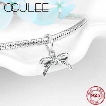 Women/Girl Bowknot shape 925 Sterling Silver clear CZ fine Pendant Beads Fit Original Pandora Charm Bracelet Jewelry making
Women/Girl Bowknot shape 925 Sterling Silver clear CZ fine Pendant Beads Fit Original Pandora Charm Bracelet Jewelry making