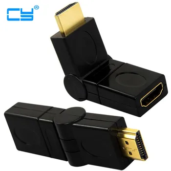 Generic HDMI Male To Female Right Angle Elbow rotation 90-360 Degree Adapter HDMI connection HDTV
Generic HDMI Male To Female Right Angle Elbow rotation 90-360 Degree Adapter HDMI connection HDTV