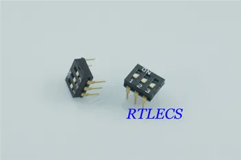 50pcs Dip Switches SPST 3 Position 2.54mm 0.100" Slide Standard Actuator Flush Recessed Through Hole PCB 3 Way DIP Switch 1P1T
50pcs Dip Switches SPST 3 Position 2.54mm 0.100" Slide Standard Actuator Flush Recessed Through Hole PCB 3 Way DIP Switch 1P1T