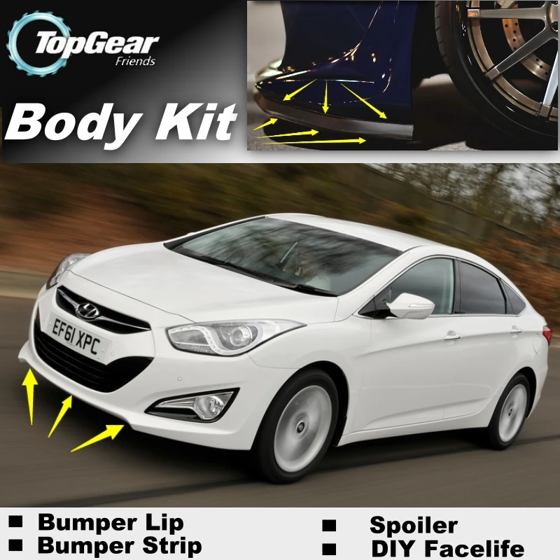 For Hyundai i40 Bumper Lip / Front Spoiler Deflector For TopGear Friends Car Tuning View / Body Kit / Strip Skirt
For Hyundai i40 Bumper Lip / Front Spoiler Deflector For TopGear Friends Car Tuning View / Body Kit / Strip Skirt