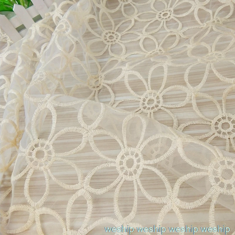 4yards Organza hollow Net yarn fabric embroidery lace mesh fabric wedding dress cloth DIY garment accessories curtains
4yards Organza hollow Net yarn fabric embroidery lace mesh fabric wedding dress cloth DIY garment accessories curtains