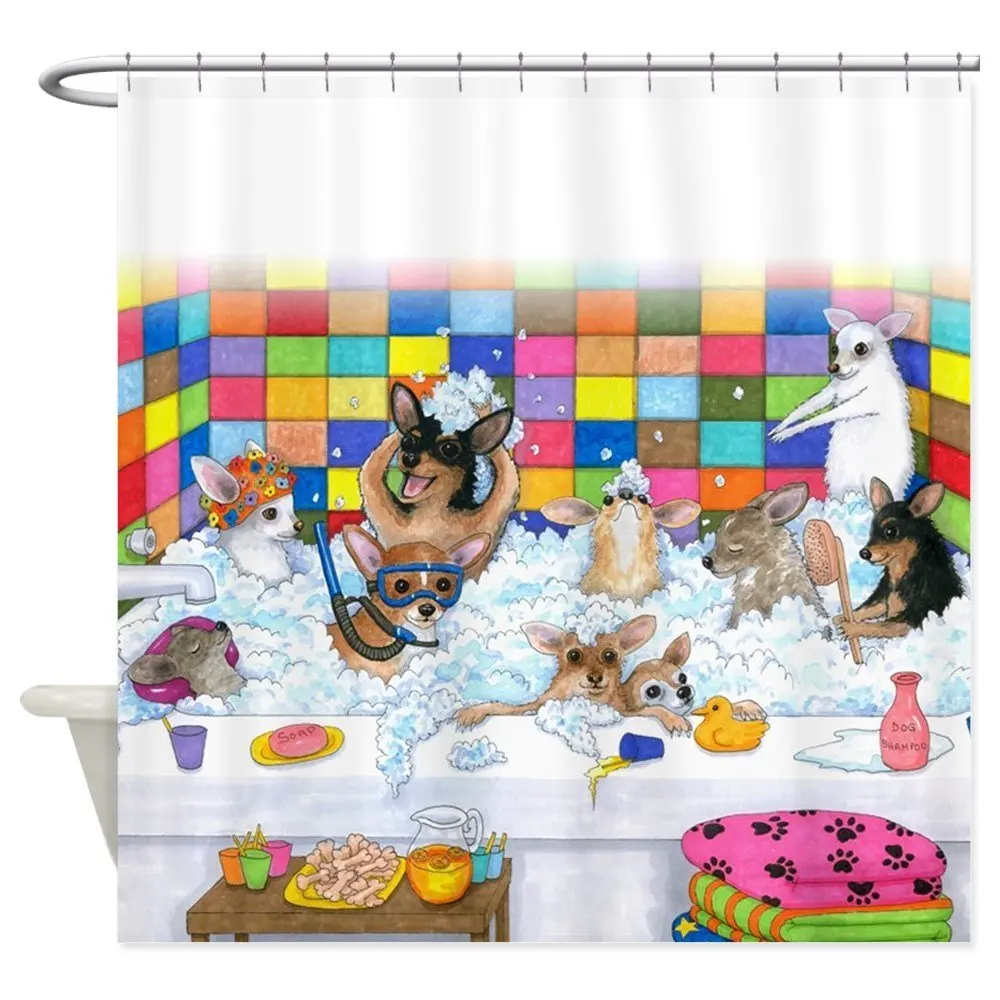 Our House Dog Decorative Fabric Corgis Shower Curtain Sheep Set and Floor Mat Non-slip Puppy Doormat Rug
Our House Dog Decorative Fabric Corgis Shower Curtain Sheep Set and Floor Mat Non-slip Puppy Doormat Rug