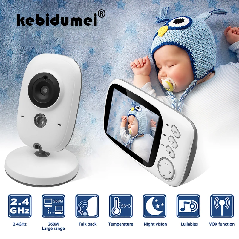 kebidumei 3.2 inch Wireless Video Color Baby Monitor 2 way Talk Baby Nanny Security Camera Night Vision Temperature Monitoring
kebidumei 3.2 inch Wireless Video Color Baby Monitor 2 way Talk Baby Nanny Security Camera Night Vision Temperature Monitoring