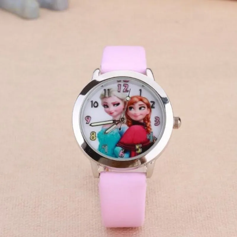 

New fashion Anna ELSA Watches Children Kids Boys gift Watch Casual Quartz Wristwatch Feminino Montres Relojes clock kol saati