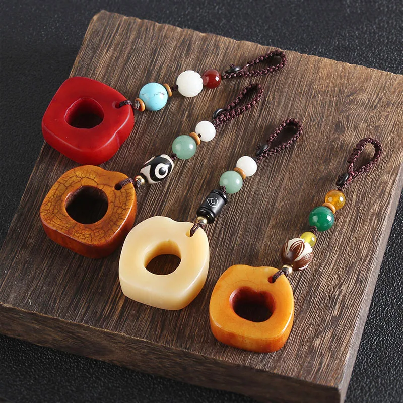 WEIYU Handmade Jewelry Bone Pendant Keychain Natural Stone Tibetan Dzi Eyes Beads Keychain Lotus Key Chain Holder Key Ring Gift
WEIYU Handmade Jewelry Bone Pendant Keychain Natural Stone Tibetan Dzi Eyes Beads Keychain Lotus Key Chain Holder Key Ring Gift