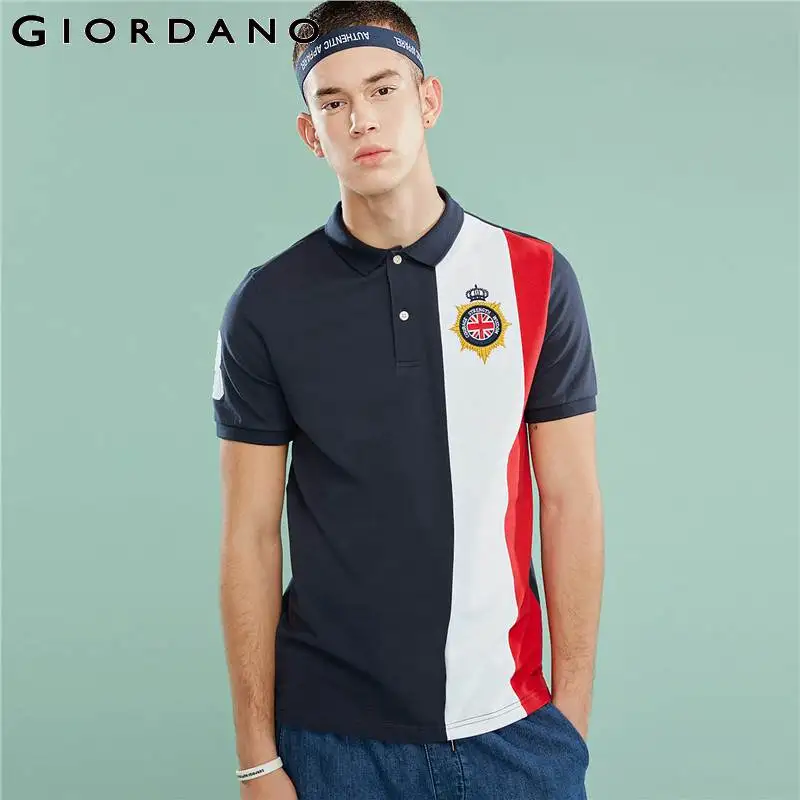 Giordano Men Shirt Men Polo Short Sleeves Embroidered Graphic Stretchy Pique Men Polo Shirt Side Splits Polos Para Hombre
Giordano Men Shirt Men Polo Short Sleeves Embroidered Graphic Stretchy Pique Men Polo Shirt Side Splits Polos Para Hombre