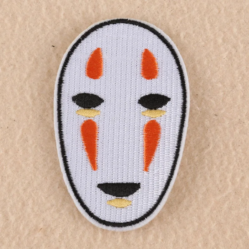 No Face man Embroidered Iron on patches For clothing anime Spirited Away patch Badges Stickers Garment Appliques wholesale
No Face man Embroidered Iron on patches For clothing anime Spirited Away patch Badges Stickers Garment Appliques wholesale