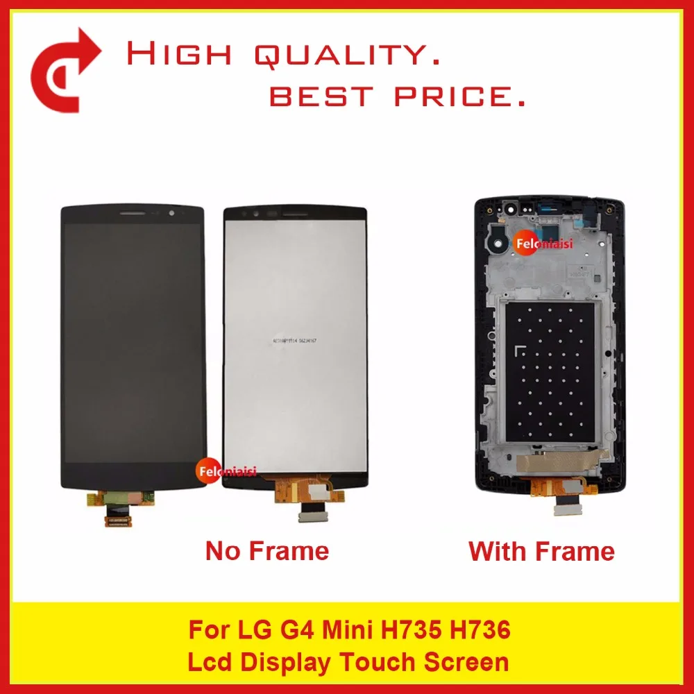 High Quality 5.0" For LG G4 Mini H735 H736 LCD Display With Touch Screen Digitizer Sensor Panel Free Shipping
High Quality 5.0" For LG G4 Mini H735 H736 LCD Display With Touch Screen Digitizer Sensor Panel Free Shipping