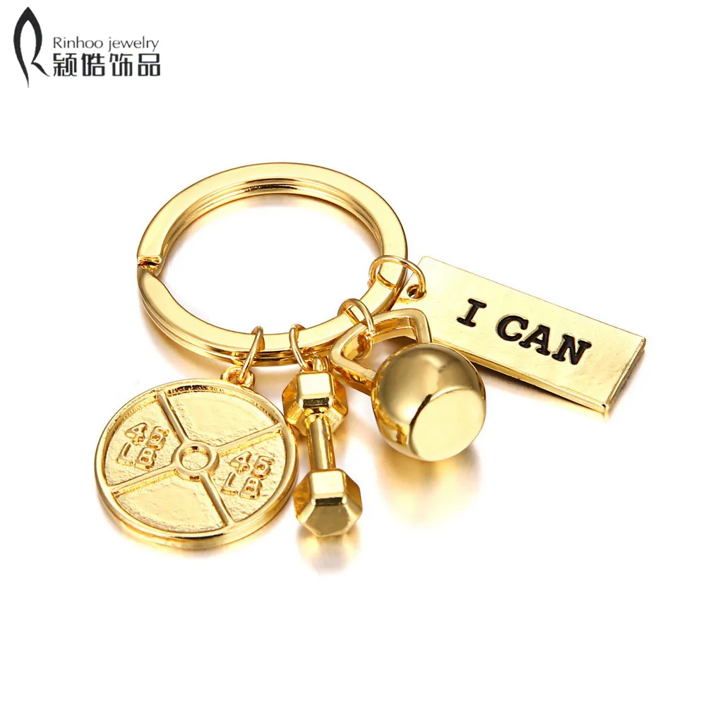 3type Barbell Keychain Gym Key Chain Sport Kettle Bell I CAN ME ME Strong Is Beautiful Charm Key Ring trinket
3type Barbell Keychain Gym Key Chain Sport Kettle Bell I CAN ME ME Strong Is Beautiful Charm Key Ring trinket