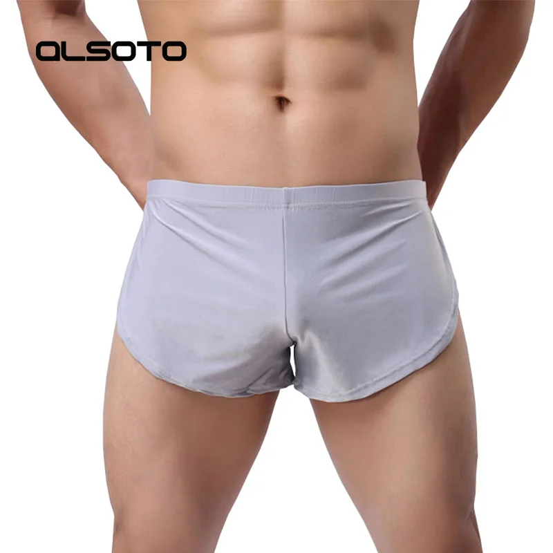 ALSOTO Summer Men Sports Shorts Solid Color Sexy Low Waist Breathable Fitness Jogging Boxer Mens Arrow Sweatpants
ALSOTO Summer Men Sports Shorts Solid Color Sexy Low Waist Breathable Fitness Jogging Boxer Mens Arrow Sweatpants