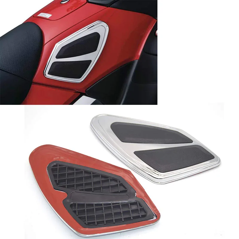 Chrome Motorcycle Fuel Tank Anti-Scratch Anti-Slip Knee Pads Insurance Patch for Honda Golden Wing GL1800 2012 - 2017
Chrome Motorcycle Fuel Tank Anti-Scratch Anti-Slip Knee Pads Insurance Patch for Honda Golden Wing GL1800 2012 - 2017