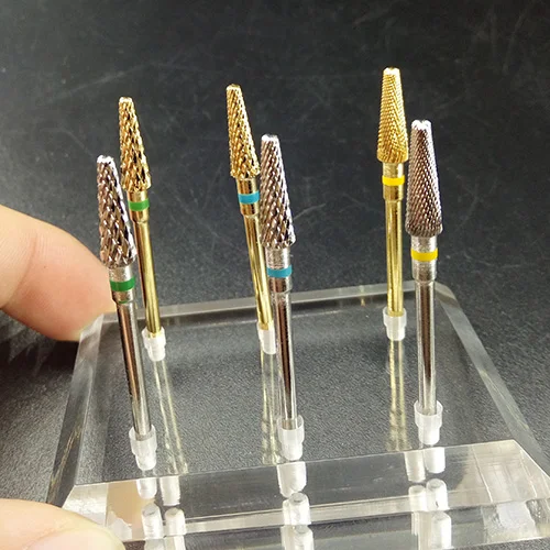 6Pcs silve Gold Carbide Nail Drill Bits Electric Manicure Machine Milling Cutter Nail Clean Nail File include Acrylic Holder!
6Pcs silve Gold Carbide Nail Drill Bits Electric Manicure Machine Milling Cutter Nail Clean Nail File include Acrylic Holder!