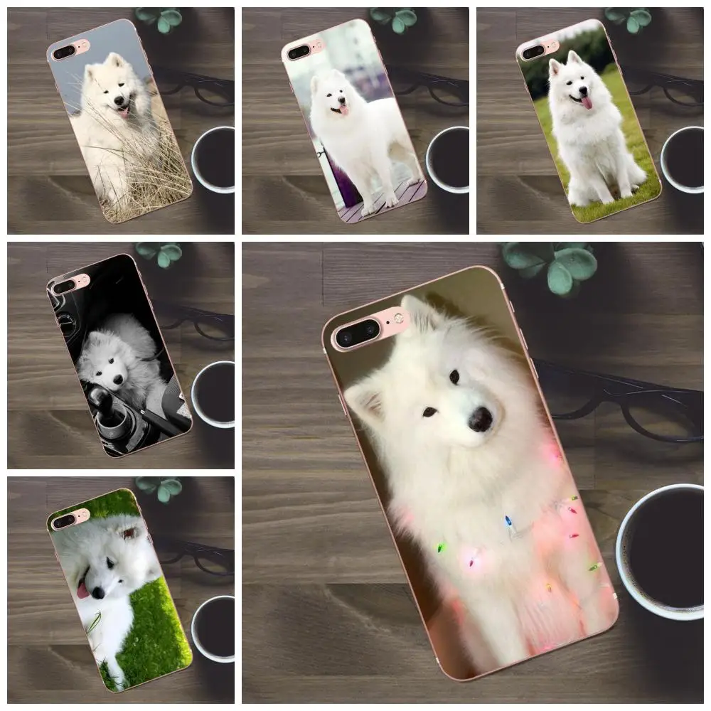 Мягкий чехол для телефона Bixedx милый белый Samoyed стиль Huawei G8 Honor 5C 5X 6 6X 7 8 9 Y5II Mate P7 P8 P9