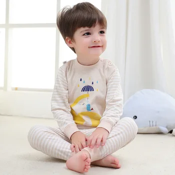 Cartoon Pajamas For Girls Boys Toddler Newborn Baby Pyjama Cotton Nightwear 2pcs Clothing Set Cute Animal Pyjamas Kids Sleepwear