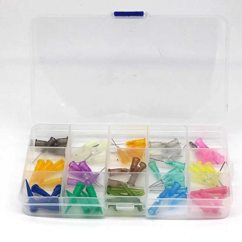 75Pcs Useful New Hot sale High Quality SMT SMD PCB Solder Paste Adhesive Glue Liquid Dispensing Needle For AD-982+ Storage Box
75Pcs Useful New Hot sale High Quality SMT SMD PCB Solder Paste Adhesive Glue Liquid Dispensing Needle For AD-982+ Storage Box