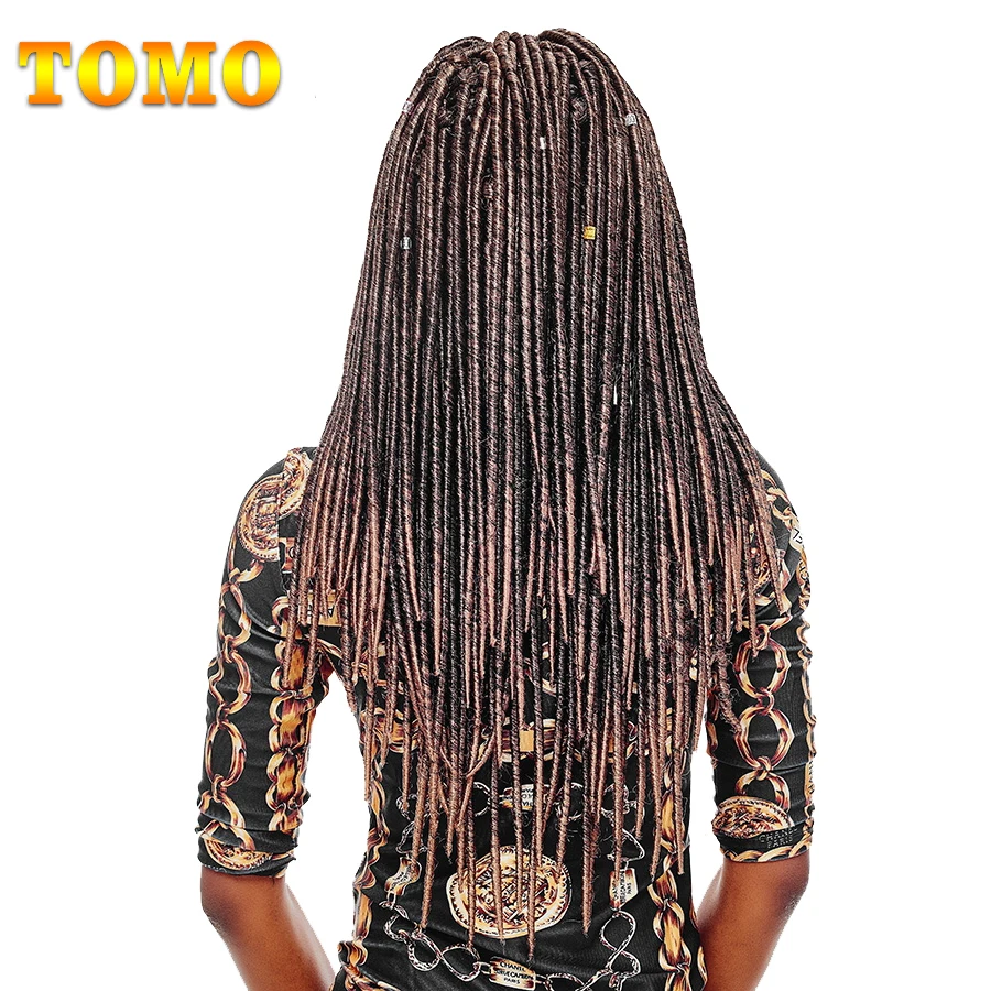 TOMO Hair Synthetic Dreadlocks Hair Extensions 18" 20roots Ombre Braiding Hair 1 Pack 100g Faux Locs Haie Weaves
TOMO Hair Synthetic Dreadlocks Hair Extensions 18" 20roots Ombre Braiding Hair 1 Pack 100g Faux Locs Haie Weaves