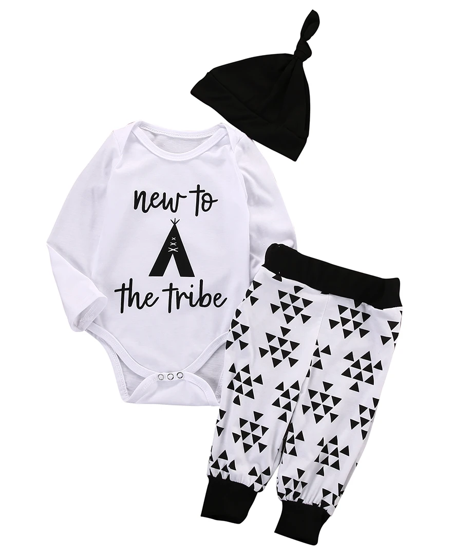 Infant clothes baby clothing sets boy Romper +pants+hat 3pcs suit baby boy clothes newborn
Infant clothes baby clothing sets boy Romper +pants+hat 3pcs suit baby boy clothes newborn