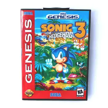Sonic the Hedgehog 3 Game Cartridge 16 bit MD Game Card With Retail Box For Sega Mega Drive For Genesis
Sonic the Hedgehog 3 Game Cartridge 16 bit MD Game Card With Retail Box For Sega Mega Drive For Genesis