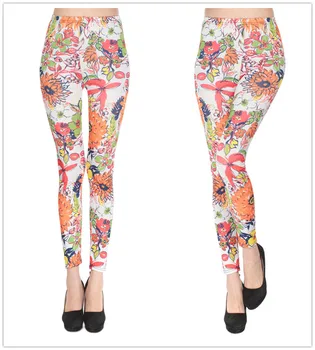 Women flower print leggings hip push up Harajuku leggings mujer high waist elastic full length pants leggings fitness feminina
Women flower print leggings hip push up Harajuku leggings mujer high waist elastic full length pants leggings fitness feminina