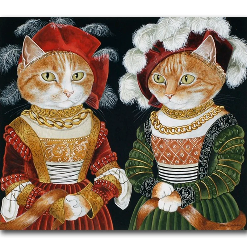 Diamond painting handmade cross stitch picture of rhinestone aristocratic cat couple decoration for family Mosaic Art
Diamond painting handmade cross stitch picture of rhinestone aristocratic cat couple decoration for family Mosaic Art