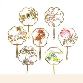 8pcs/lot Kawaii Creative Chinese Style Metal Landscape Bookmark Fan School Learning Office Stationery Children's Exquisite Gift
8pcs/lot Kawaii Creative Chinese Style Metal Landscape Bookmark Fan School Learning Office Stationery Children's Exquisite Gift
