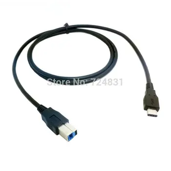 Xiwai USB-C USB 3.1 Type C Male Connector to USB Standard B Male Data Cable for Mac book & Laptop Black Color
Xiwai USB-C USB 3.1 Type C Male Connector to USB Standard B Male Data Cable for Mac book & Laptop Black Color