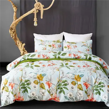 Pastoral Bed Linen Set Palms Floral Bedclothes Microfiber White Duvet Cover Set Queen Twin Bed Comforter King Bedding Sets
Pastoral Bed Linen Set Palms Floral Bedclothes Microfiber White Duvet Cover Set Queen Twin Bed Comforter King Bedding Sets