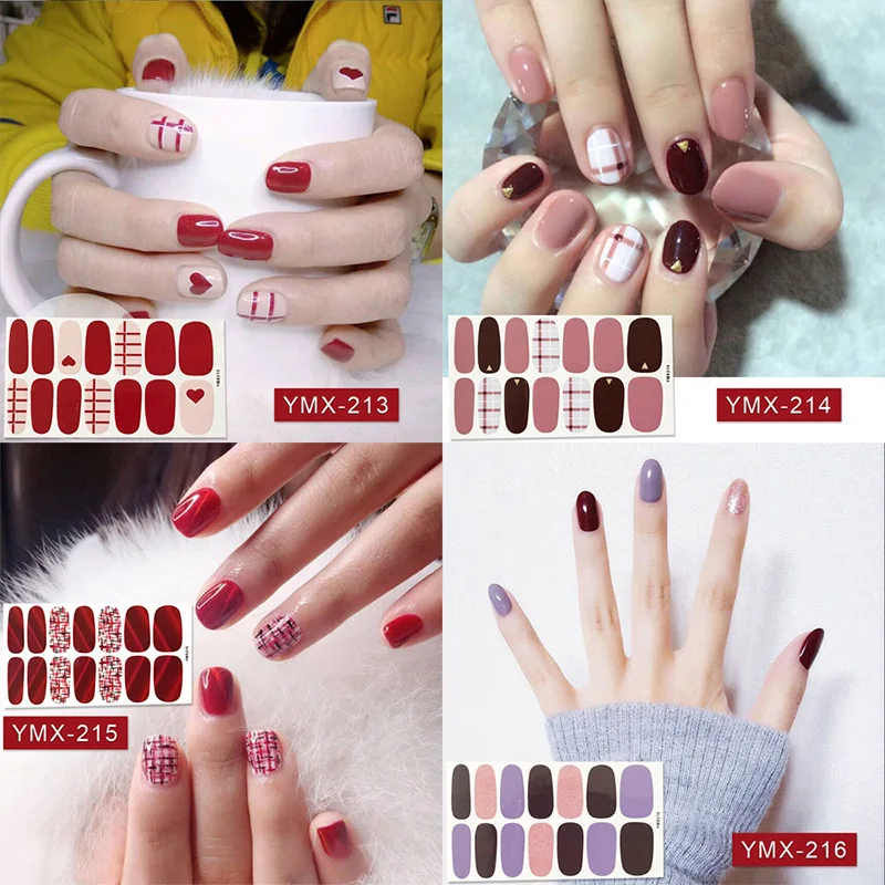 14tips/sheet Red Plaid Marble Full Cover Nail Stickers Wraps Nail Decals Decorations DIY Manicure Slider Self Adhesive 2019 new
14tips/sheet Red Plaid Marble Full Cover Nail Stickers Wraps Nail Decals Decorations DIY Manicure Slider Self Adhesive 2019 new