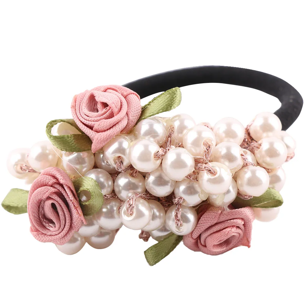 2 pcs Fashion Girls hair accessories rustic small fresh flower beaded pearl headband rubber band elastic hair bands
2 pcs Fashion Girls hair accessories rustic small fresh flower beaded pearl headband rubber band elastic hair bands