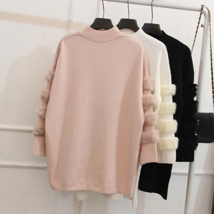 Amolapha Women Fur Cascading Sleeve Knitted Women Dresses Lady Soild Pullover Long Sweater Vesidos Clothing
Amolapha Women Fur Cascading Sleeve Knitted Women Dresses Lady Soild Pullover Long Sweater Vesidos Clothing