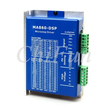 3pcs/lot 2-Phase Stepper Driver MA860-DSP 24V-80VDC 16-70VAC Output 6A Current NEMA 34 Motor
3pcs/lot 2-Phase Stepper Driver MA860-DSP 24V-80VDC 16-70VAC Output 6A Current NEMA 34 Motor