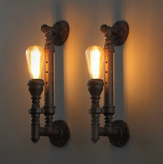 Loft Style Industrial Vintage Wall Light For Home Antique Metal Water Pipe Lamp Bedside Edison Wall Sconce Lampara Pared
Loft Style Industrial Vintage Wall Light For Home Antique Metal Water Pipe Lamp Bedside Edison Wall Sconce Lampara Pared
