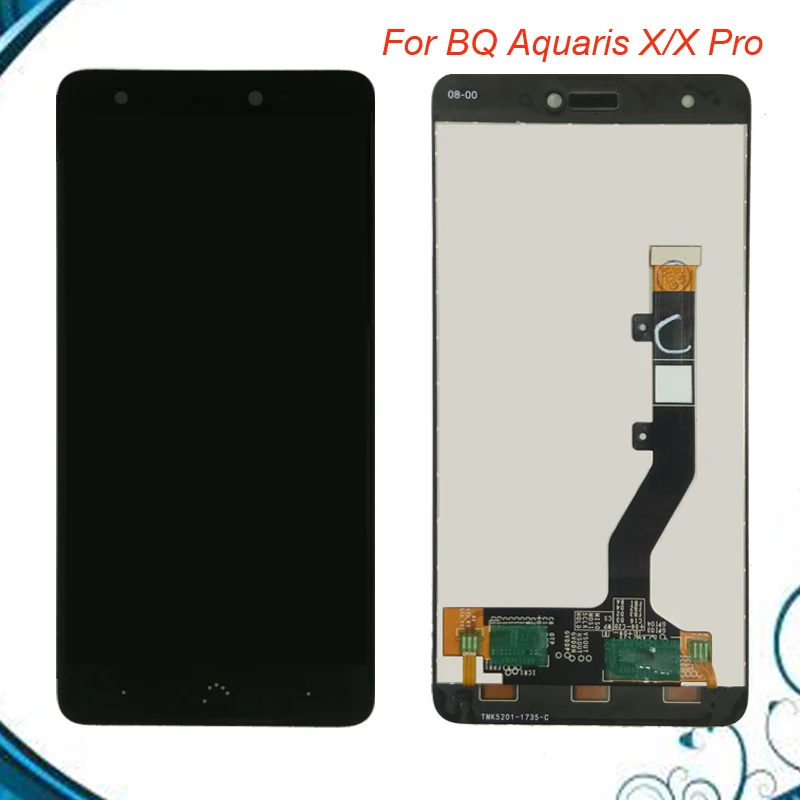 Для BQ Aquaris X/BQ X Pro ЖК дисплей + сенсорный экран стеклянная панель дигитайзер сборка