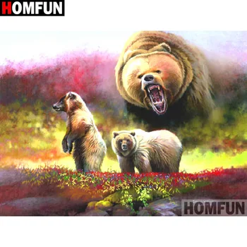 HOMFUN 5D DIY Full Diamond Embroidery "Animal bear" Diamond Painting Cross Stitch Rhinestone Home Decoration A19528
HOMFUN 5D DIY Full Diamond Embroidery "Animal bear" Diamond Painting Cross Stitch Rhinestone Home Decoration A19528