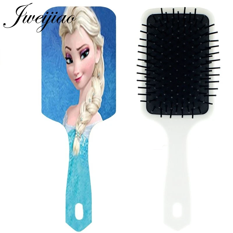 JWEIJIAO Princess Elsa Anna Snow Queen Massage Comb Woman Girls Cartoon Cute Tangle hair brush cepillo pelo
JWEIJIAO Princess Elsa Anna Snow Queen Massage Comb Woman Girls Cartoon Cute Tangle hair brush cepillo pelo