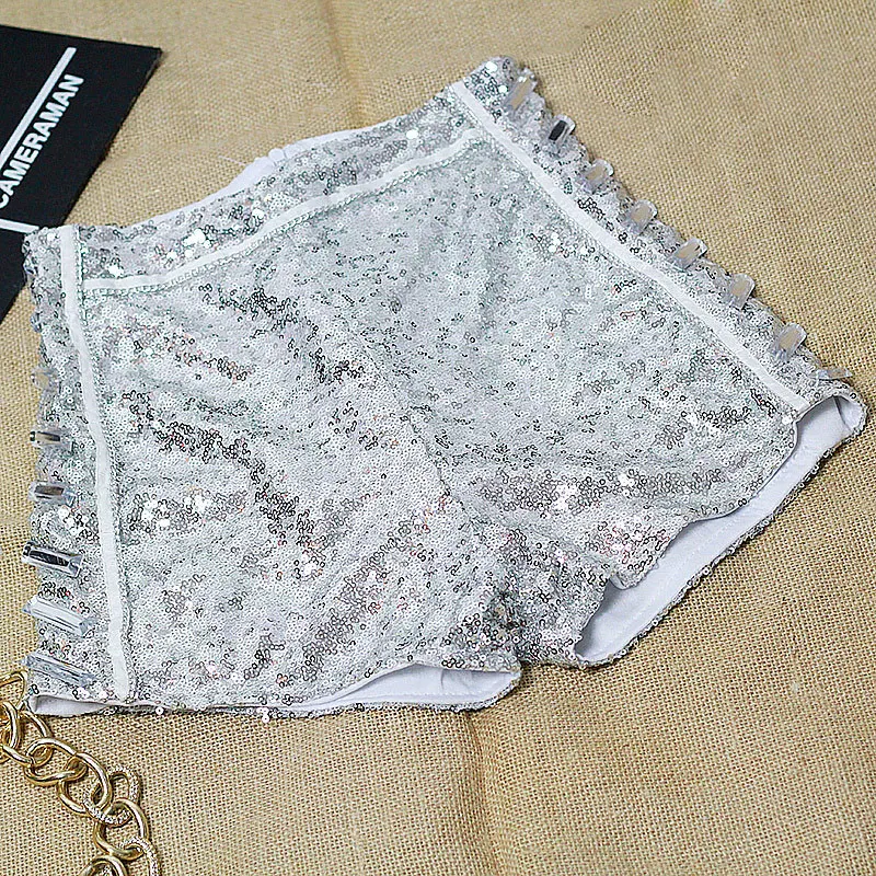Sexy Women Shorts Silver Night Club Wear 2018 Spring Shorts Female Summer Sequins High Waist Short Femme Pantalon Corto Mujer
Sexy Women Shorts Silver Night Club Wear 2018 Spring Shorts Female Summer Sequins High Waist Short Femme Pantalon Corto Mujer