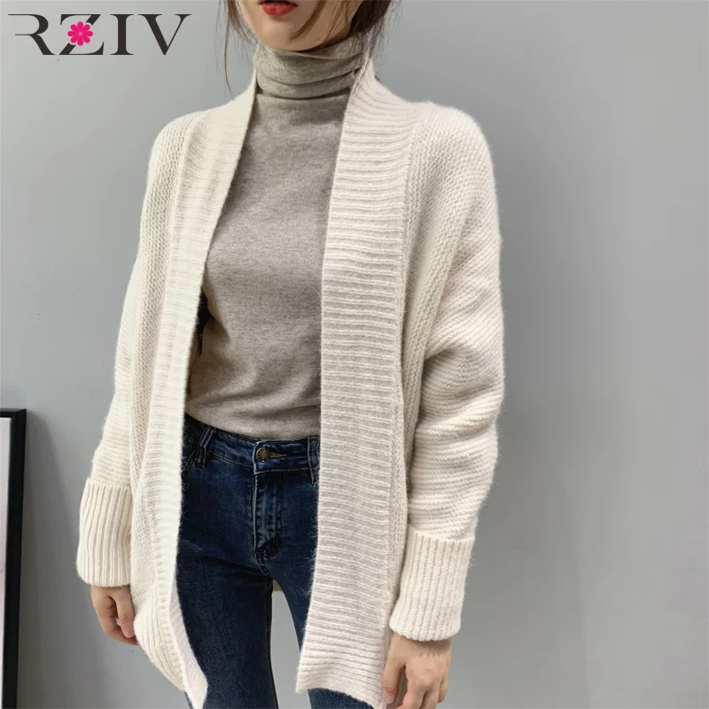 RZIV Autumn and winter women's sweater top casual solid color kinitted cardigan sweater
RZIV Autumn and winter women's sweater top casual solid color kinitted cardigan sweater