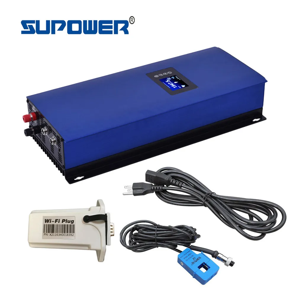 2000W MPPT Solar Grid Tie Inverter with Limiter Sensor With Wifi Monitoring DC 45-90V To AC 220V 230V 240V PV connected
2000W MPPT Solar Grid Tie Inverter with Limiter Sensor With Wifi Monitoring DC 45-90V To AC 220V 230V 240V PV connected
