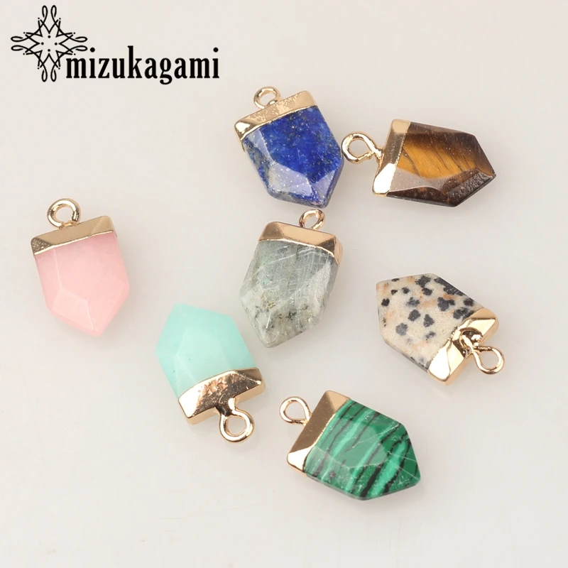 Natural Stone Charms Pendant Geometric Birthstone Charms Natural Color Stone 10*18mm 2pcs/lotFor DIY Fashion Jewelry Accessories
Natural Stone Charms Pendant Geometric Birthstone Charms Natural Color Stone 10*18mm 2pcs/lotFor DIY Fashion Jewelry Accessories