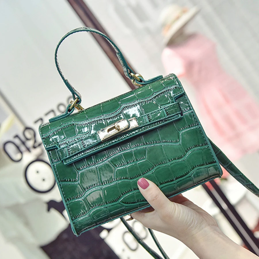 Casual Alligator Handbags Women Bags Crocodile Pattern PU Crossbody Bag Women Lady Brands Hasp Shoulder Messenger Bag Chic Sac
Casual Alligator Handbags Women Bags Crocodile Pattern PU Crossbody Bag Women Lady Brands Hasp Shoulder Messenger Bag Chic Sac