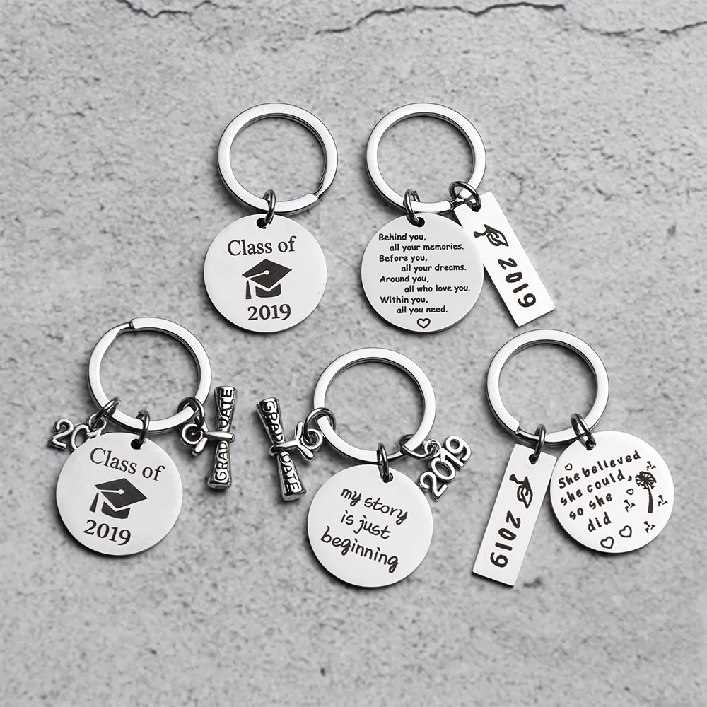 2019 Graduation Keychain Graduation Teacher Gift Stainless Steel Graduation Keychain Graduate Student My Story Has Just Begun
2019 Graduation Keychain Graduation Teacher Gift Stainless Steel Graduation Keychain Graduate Student My Story Has Just Begun