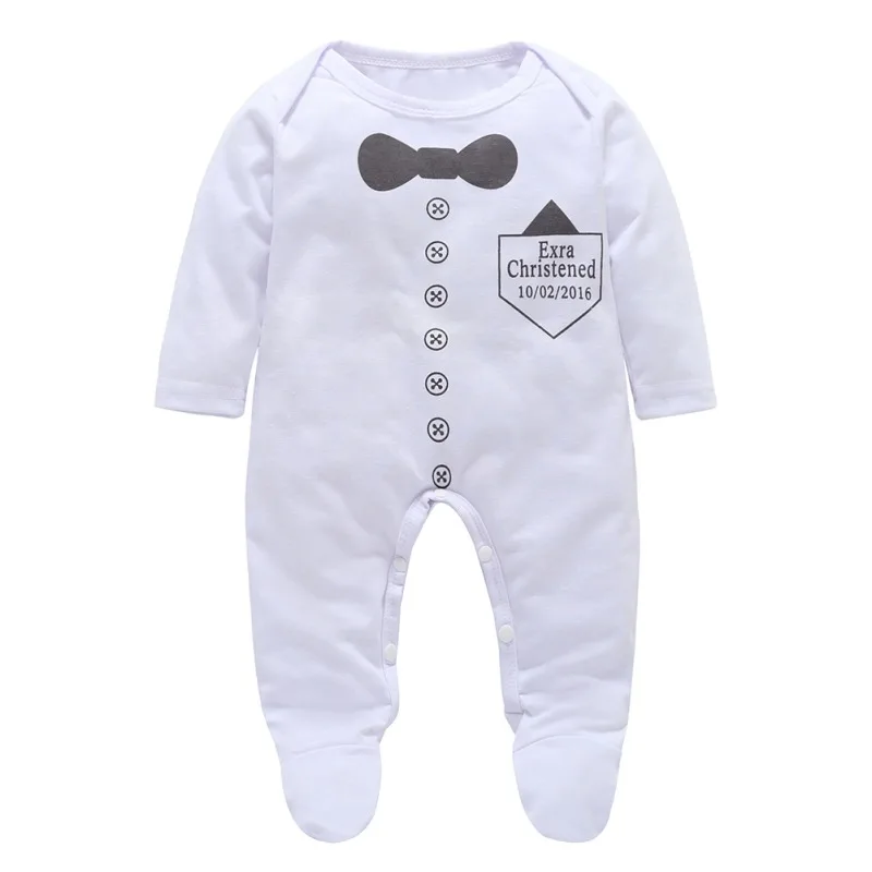 2018 3-18M Baby Footies Newborn Baby Boys Girls Clothes Long Sleeve Jumpsuits Gentleman Cotton Outfit Clothing Unisex Autumn
2018 3-18M Baby Footies Newborn Baby Boys Girls Clothes Long Sleeve Jumpsuits Gentleman Cotton Outfit Clothing Unisex Autumn